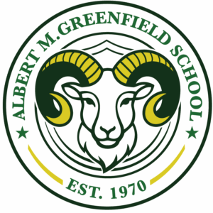 Greenfield Rams logo featuring a stylized ram head